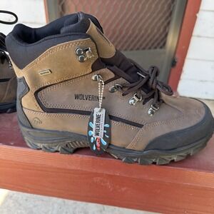 Wolverine Men's Spencer Waterproof Hiking Boot Brown/Black Size 12 M New WOB